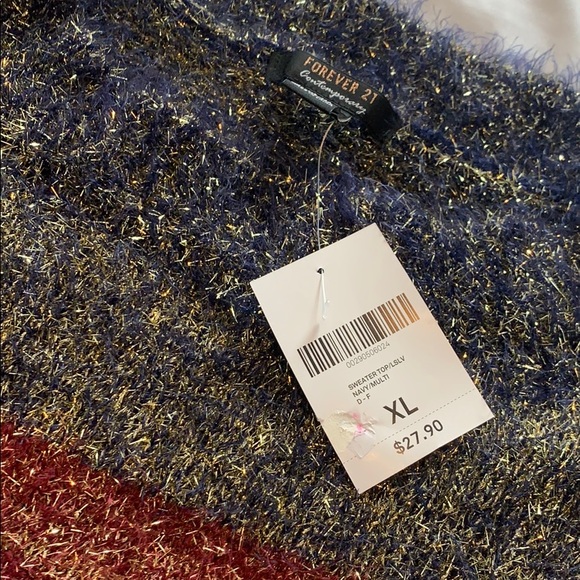 Shimmery Striped Sweater - Picture 2 of 2